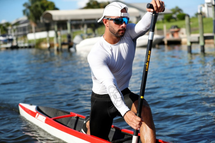 Fernando Dayan Jorge Enriquez won a gold medal in the 1000m canoe sprint with his teammate Serguey Torres Madrigal at the 2020 Toyko Olympics