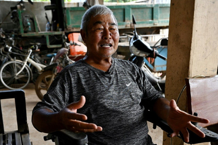 Retired farmer Lim Tomg Eng, 74, will lose his home and land to the new canal project