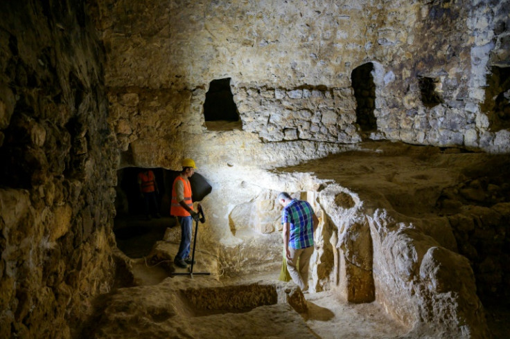 The underground settlement is thought to date to the ninth century BC