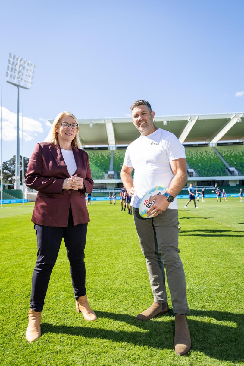 Former Western Force player Matt Hodgson said after the success of the games in Sydney and in Asia, Perth was now the “short-term” home of the shortened format. 