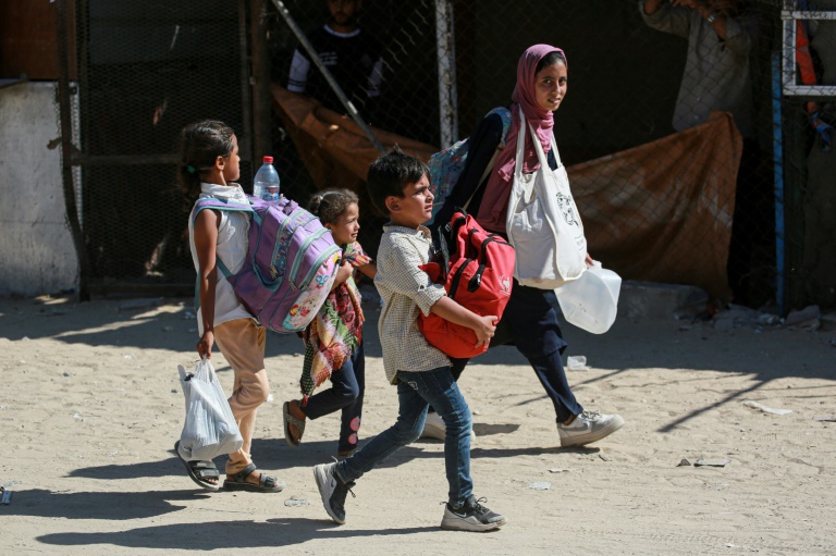 Residents of the Khan Yunis area in southern Gaza are fleeing after the latest Israeli military evacuation order