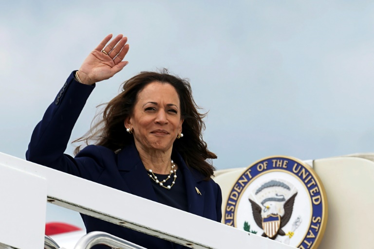 US Vice President and 2024 Democratic presidential candidate Kamala Harris will start of a tour of swing states in Pennsylvania