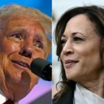 Republican US presidential candidate Donald Trump is doing about one rally a week while his Democratic rival Kamala Harris has been campaigning every day