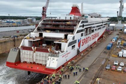 Political storm, port delays hit new Bass Strait ships