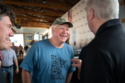 Tim Walz at the Minnesota State Fair Redefines BDE: Big Dad Energy