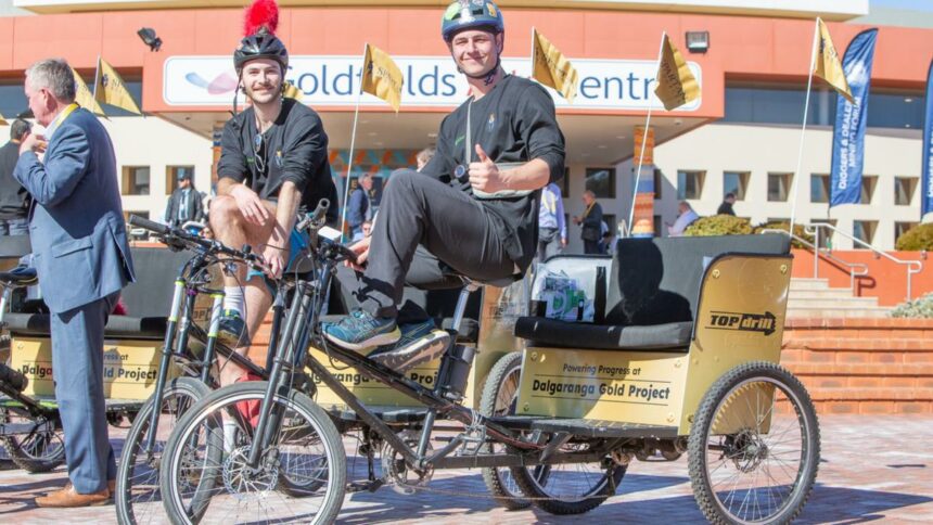 Tricycle taxis take Kalgoorlie-Boulder streets by storm at this year’s Diggers & Dealers Mining Forum