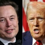 Billionaire X owner Elon Musk (left) is set to interview Republican presidential candidate Donald Trump on the platform, where Musk has been accused of promoting far-right conspiracy theories and misinformation