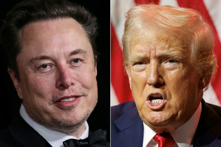 Billionaire X owner Elon Musk (left) is set to interview Republican presidential candidate Donald Trump on the platform, where Musk has been accused of promoting far-right conspiracy theories and misinformation