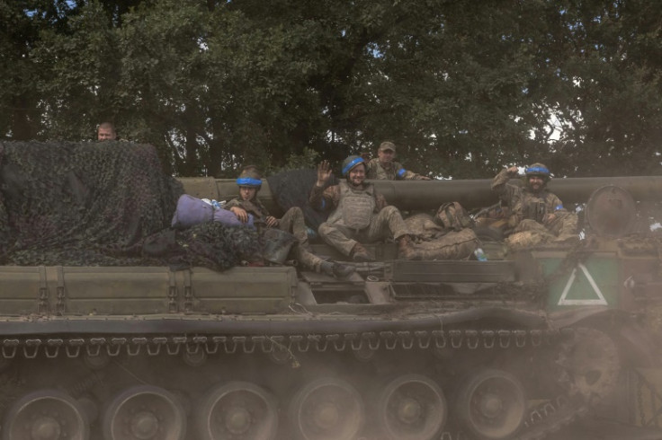 AFP journalists saw dozens of Ukrainian military vehicles on roads in the Sumy border territory