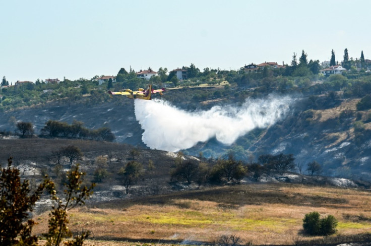 Critics say Greece does not have enough waterbombing aircraft: the government says it has ordered more