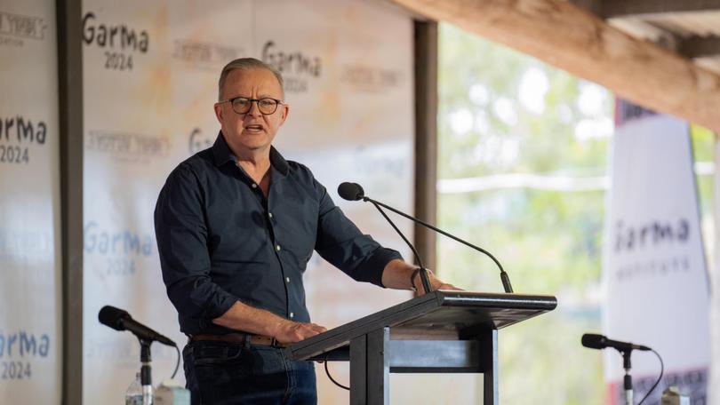 It comes after Prime Minister Anthony Albanese said aspirations for better future for Indigenous Australians ‘did not end last October’ while speaking at the spoke at the Garma Festival on Saturday. Nina Franova via NewsWire