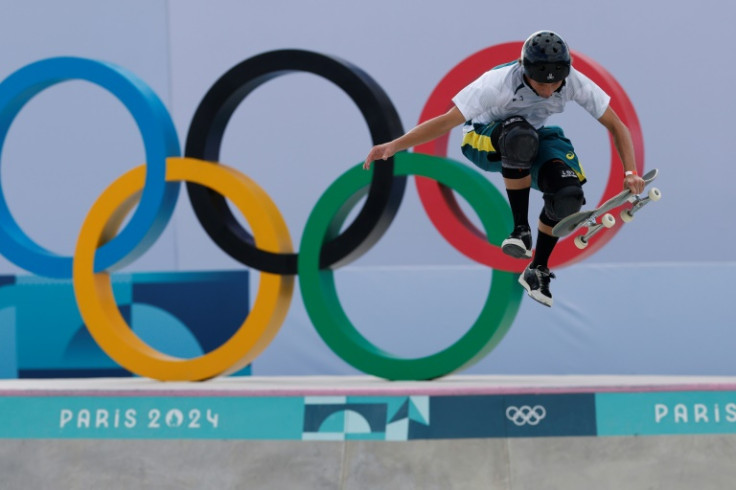 Keegan Palmer won his second Olympic skateboarding title with some spectacular moves