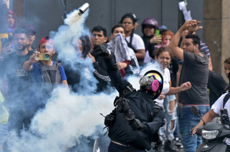 Protests broke out against Maduro's claim of election victory