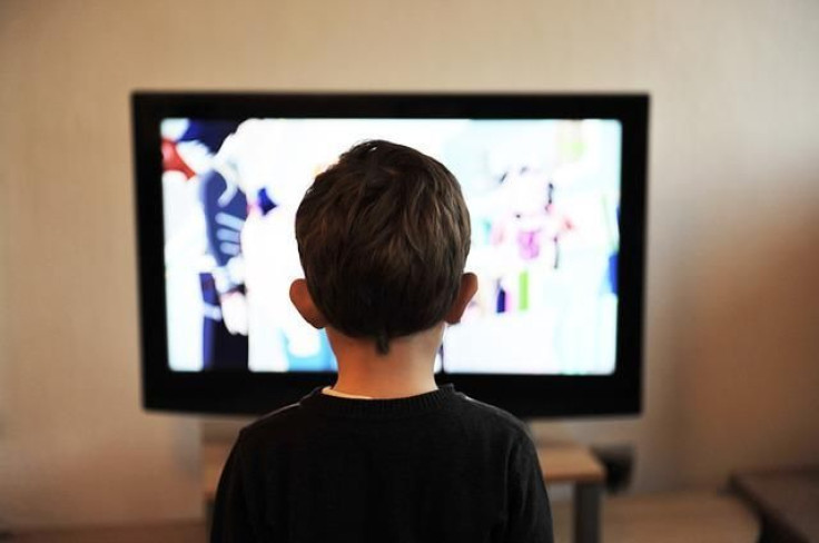 Representational image of a child watching television