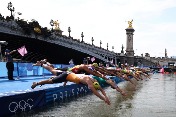 The River Seine was deemed clean enough to swim