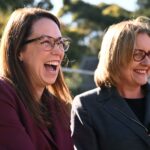 Victorian Treasurer Jaclyn Symes during budget press conference