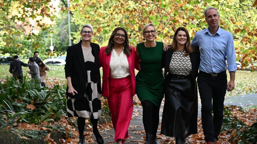 Greens party leadership transition 2025