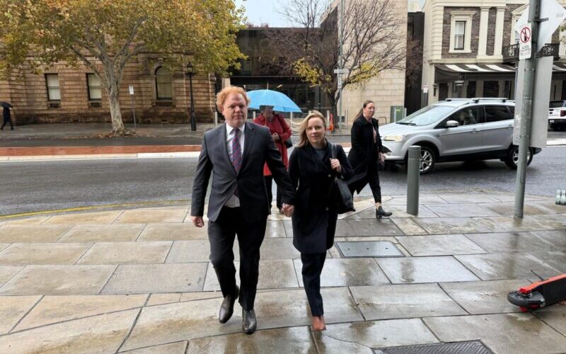 Richard Boyle walks into court after exposing ATO wrongdoing