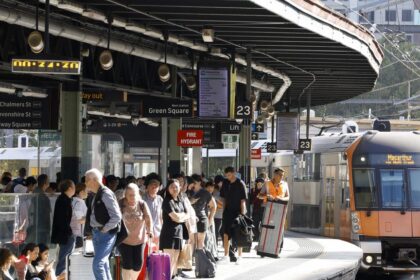 Sydney Trains at a standstill during previous union industrial action.