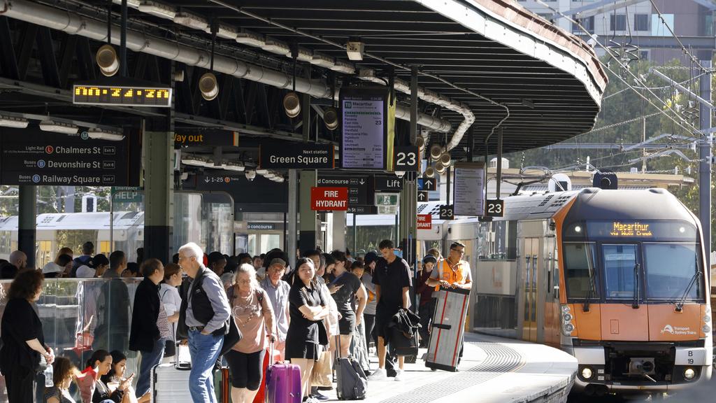 Sydney Trains at a standstill during previous union industrial action.