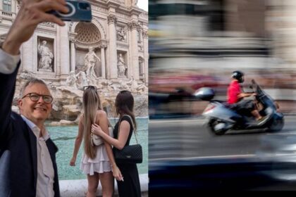 Australian Prime Minister Anthony Albanese during Rome visit