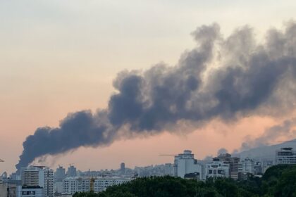 Smoke over Tehran oil refinery following Israeli airstrike