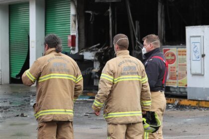 Burnt household items on Sydney street after suspicious fires in Leichhardt