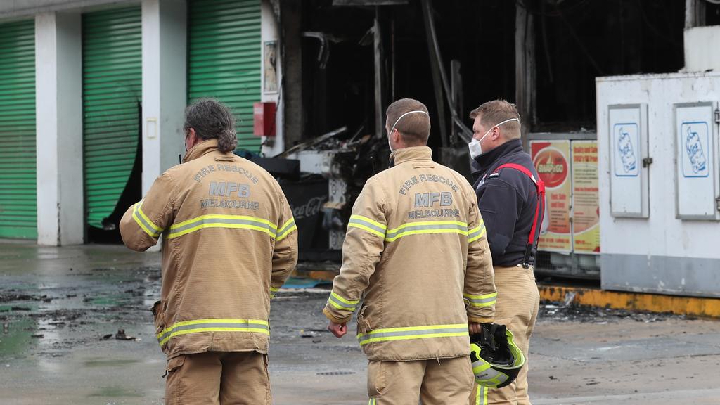 Burnt household items on Sydney street after suspicious fires in Leichhardt