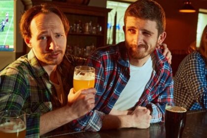 Pub scene during State of Origin match