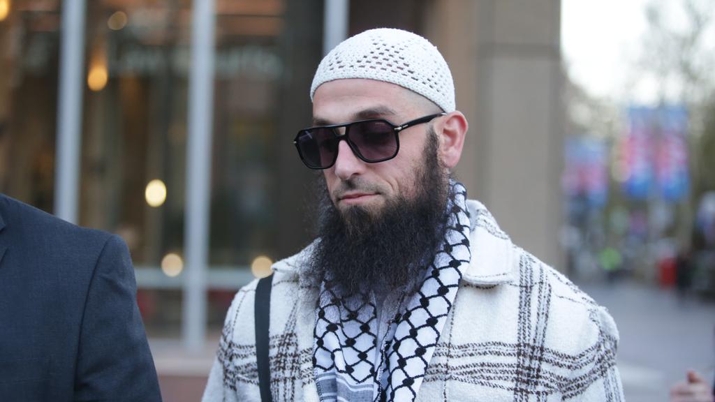 Wissam Haddad leaves Sydney Federal Court after alleged anti-Semitic speech hearings