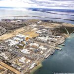Naval shipbuilding project under construction
