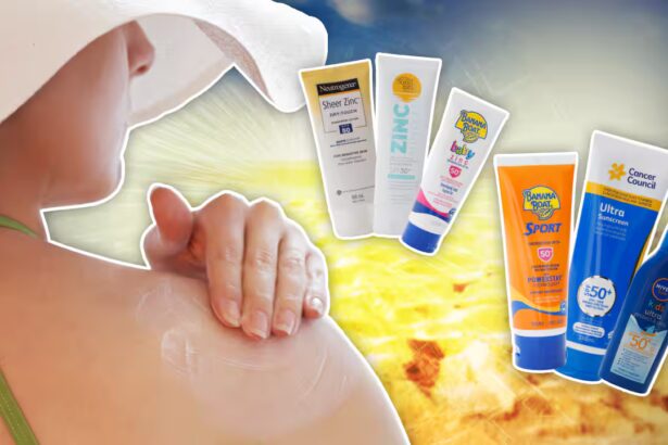 Woman applying sunscreen on shoulder, SPF warning by CHOICE Australia