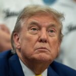 Trump at White House discussing Iran