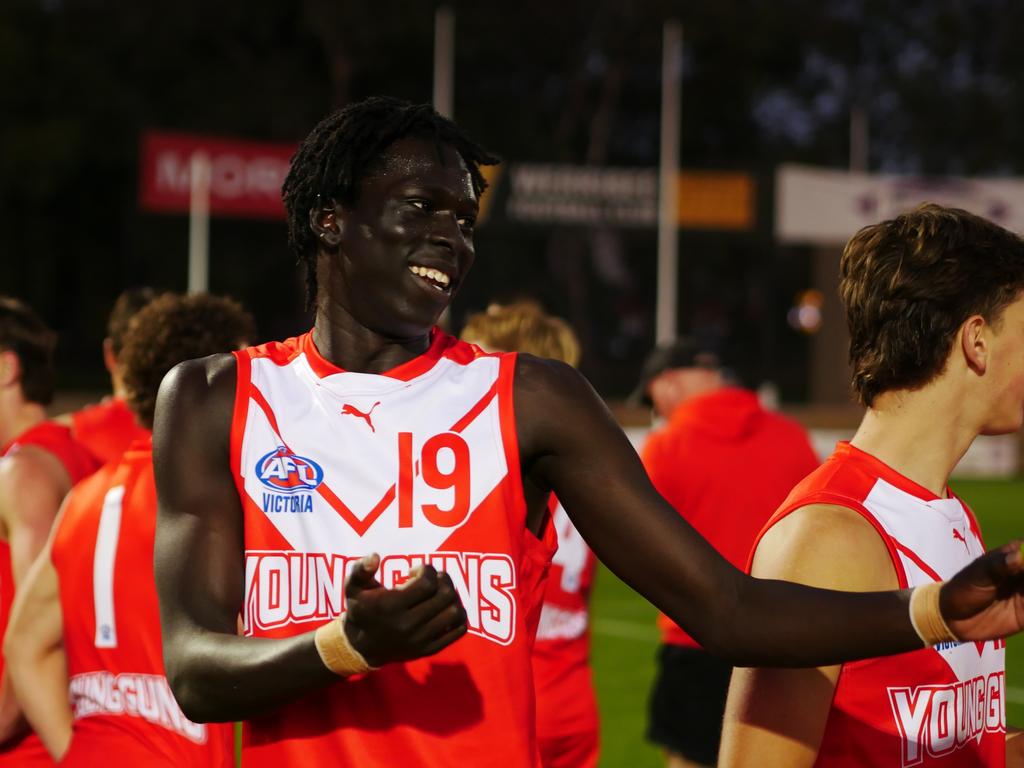 Andrew during a Young Guns against Vic Metro match in 2024. Picture: NCA NewsWire/Blair Jackson