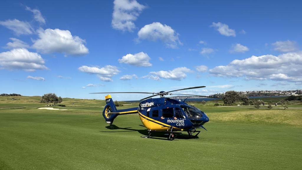 Paramedics were flown to the Long Reef Golf Club to treat a woman with head and torso injuries following a golf cart incident. Picture: CareFlight