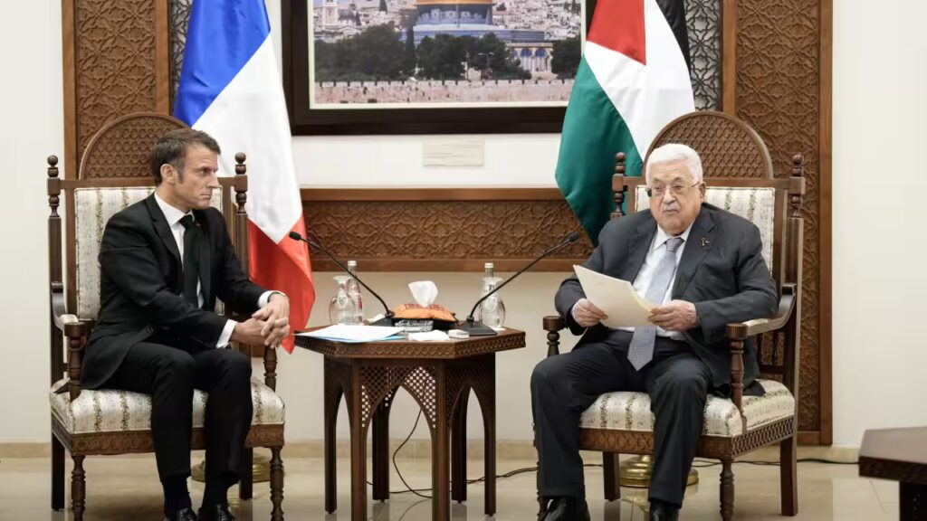 The French president offered support for Israel after the October 7, 2023 Hamas attacks and frequently speaks out against antisemitism, but he has grown increasingly frustrated about Israel's war in Gaza, especially in recent months. Source: AAP / Christophe Ena / EPA