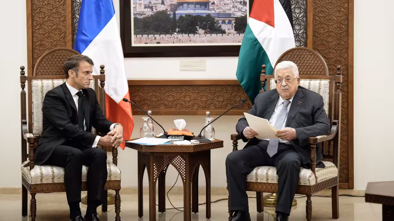 The French president offered support for Israel after the October 7, 2023 Hamas attacks and frequently speaks out against antisemitism, but he has grown increasingly frustrated about Israel's war in Gaza, especially in recent months. Source: AAP / Christophe Ena / EPA