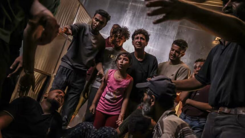 The United Nations says civilians in Gaza are starving and need an urgent influx of aid. Source: Getty / Anadolu / Getty Images