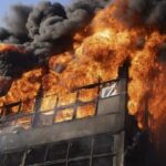 Russia has targeted Ukraine in attacks early on Thursday morning, while Ukraine attacked Moscow late that night. Source: AAP / SECURITY SERVICE OF UKRAINE HANDOUT/EPA