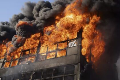 Russia has targeted Ukraine in attacks early on Thursday morning, while Ukraine attacked Moscow late that night. Source: AAP / SECURITY SERVICE OF UKRAINE HANDOUT/EPA