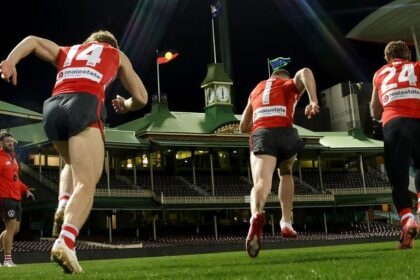 Toby Greene wore metal studs during poor SCG conditions