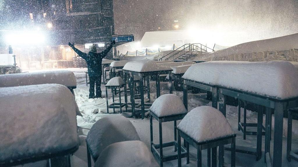 Falls Creek resort celebrated the snowfall. Picture: Instagram